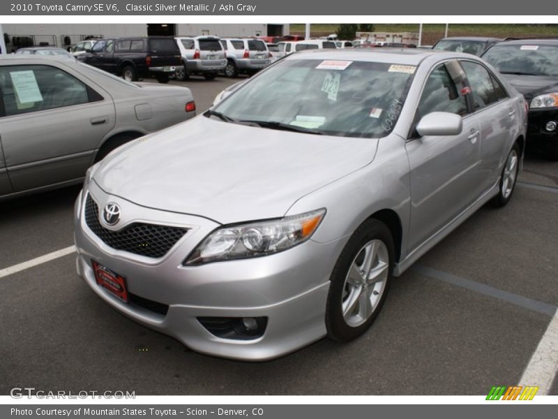 Classic Silver Metallic / Ash Gray 2010 Toyota Camry SE V6