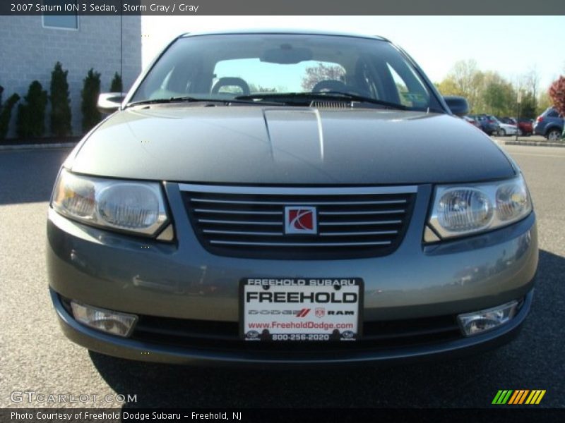 Storm Gray / Gray 2007 Saturn ION 3 Sedan