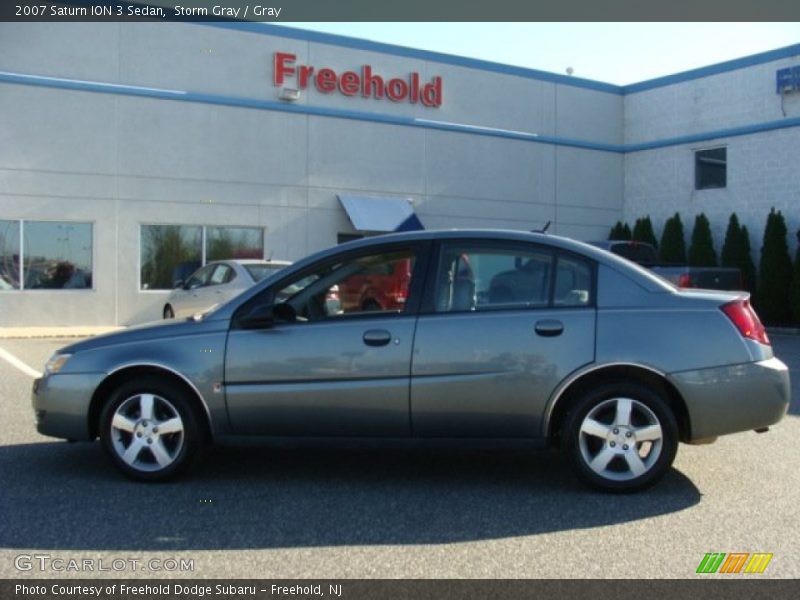 Storm Gray / Gray 2007 Saturn ION 3 Sedan