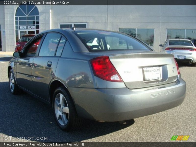 Storm Gray / Gray 2007 Saturn ION 3 Sedan