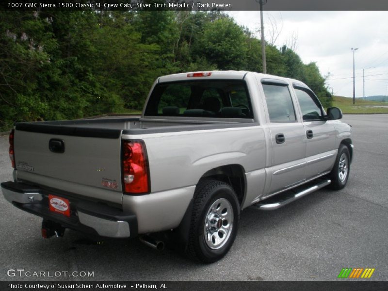 Silver Birch Metallic / Dark Pewter 2007 GMC Sierra 1500 Classic SL Crew Cab