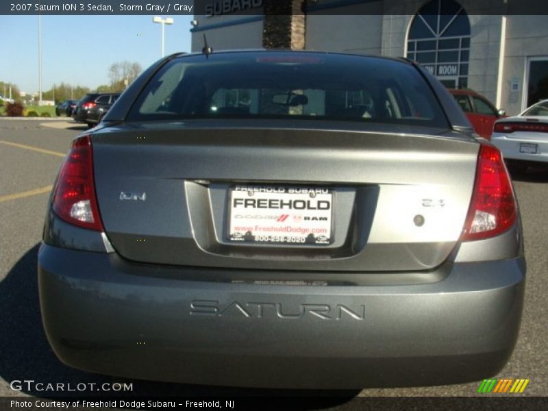 Storm Gray / Gray 2007 Saturn ION 3 Sedan