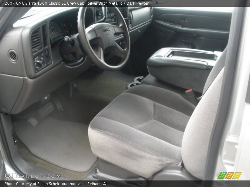 Silver Birch Metallic / Dark Pewter 2007 GMC Sierra 1500 Classic SL Crew Cab