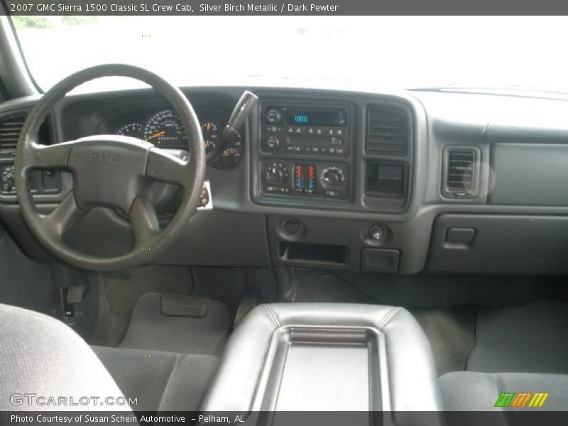 Silver Birch Metallic / Dark Pewter 2007 GMC Sierra 1500 Classic SL Crew Cab