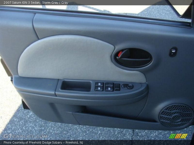 Storm Gray / Gray 2007 Saturn ION 3 Sedan