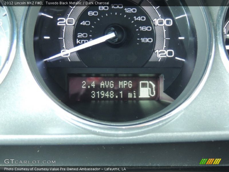 Tuxedo Black Metallic / Dark Charcoal 2012 Lincoln MKZ FWD