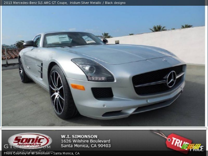 Iridium Silver Metallic / Black designo 2013 Mercedes-Benz SLS AMG GT Coupe