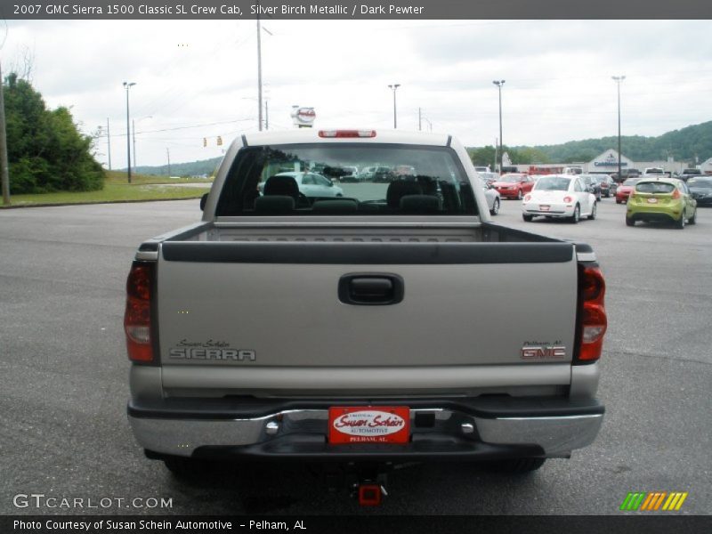 Silver Birch Metallic / Dark Pewter 2007 GMC Sierra 1500 Classic SL Crew Cab