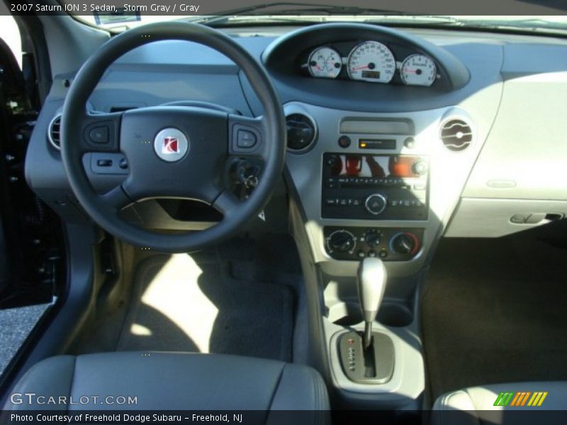 Storm Gray / Gray 2007 Saturn ION 3 Sedan