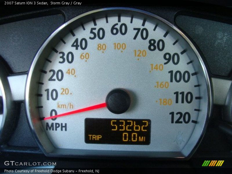 Storm Gray / Gray 2007 Saturn ION 3 Sedan