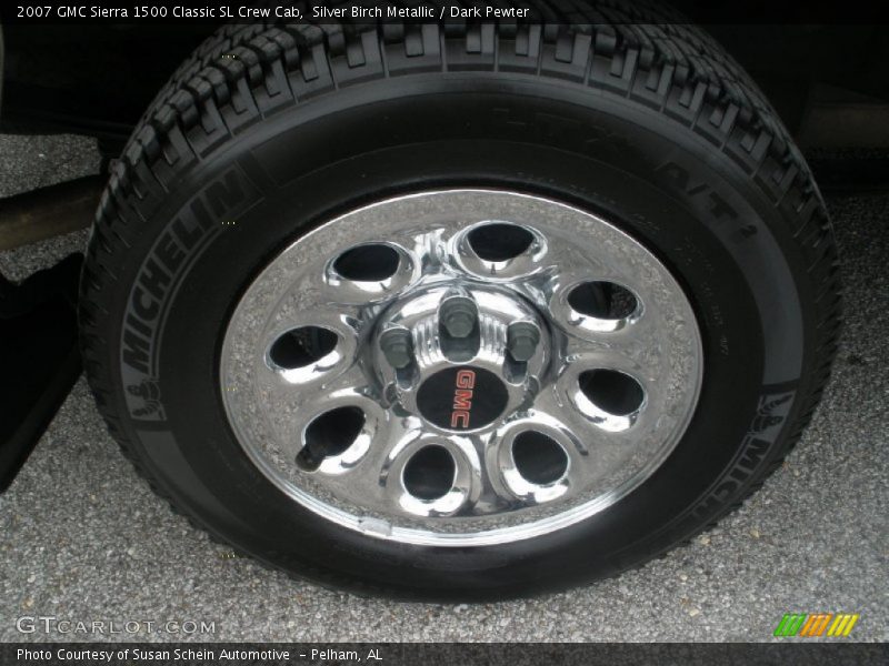 Silver Birch Metallic / Dark Pewter 2007 GMC Sierra 1500 Classic SL Crew Cab