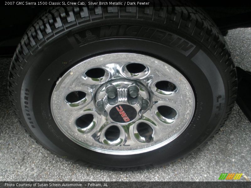 Silver Birch Metallic / Dark Pewter 2007 GMC Sierra 1500 Classic SL Crew Cab