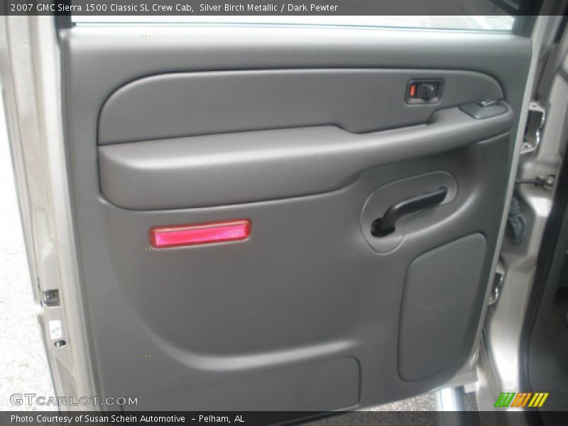 Silver Birch Metallic / Dark Pewter 2007 GMC Sierra 1500 Classic SL Crew Cab