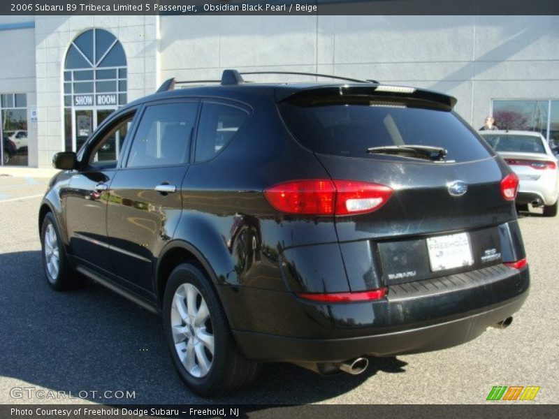 Obsidian Black Pearl / Beige 2006 Subaru B9 Tribeca Limited 5 Passenger