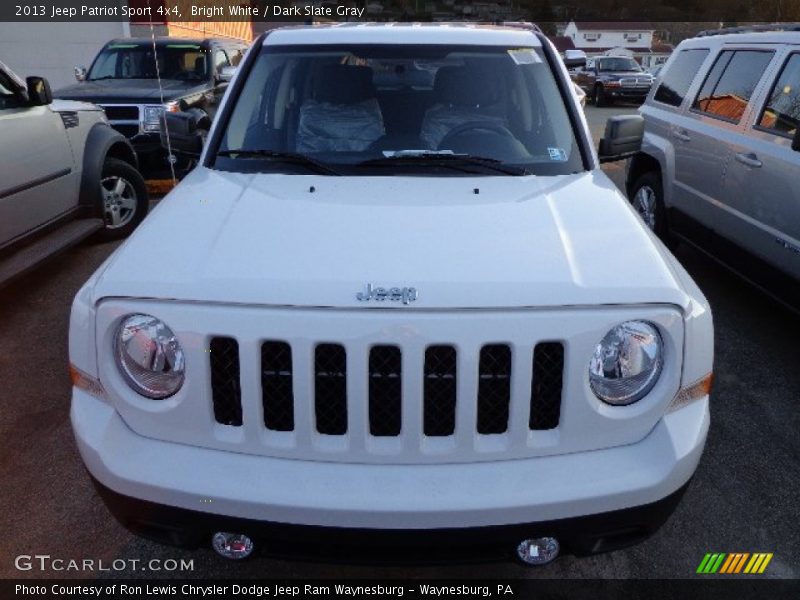Bright White / Dark Slate Gray 2013 Jeep Patriot Sport 4x4