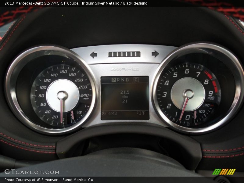  2013 SLS AMG GT Coupe AMG GT Coupe Gauges