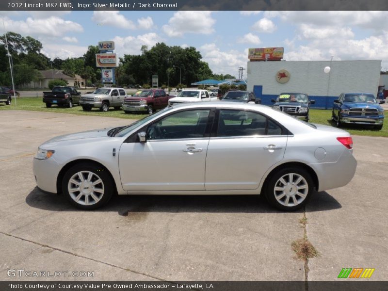 Ingot Silver Metallic / Dark Charcoal 2012 Lincoln MKZ FWD