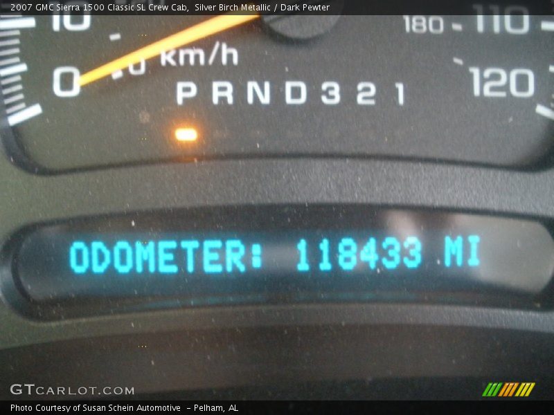 Silver Birch Metallic / Dark Pewter 2007 GMC Sierra 1500 Classic SL Crew Cab