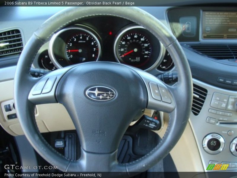 Obsidian Black Pearl / Beige 2006 Subaru B9 Tribeca Limited 5 Passenger