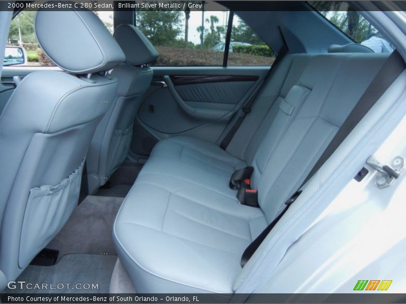 Rear Seat of 2000 C 280 Sedan