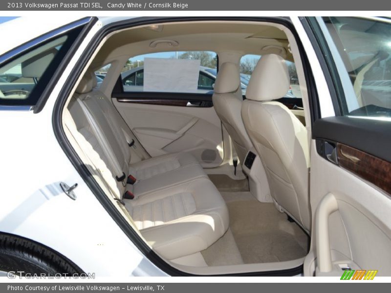 Candy White / Cornsilk Beige 2013 Volkswagen Passat TDI SEL