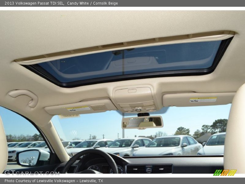 Candy White / Cornsilk Beige 2013 Volkswagen Passat TDI SEL