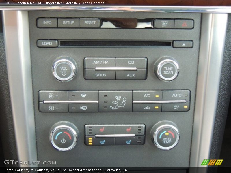 Ingot Silver Metallic / Dark Charcoal 2012 Lincoln MKZ FWD