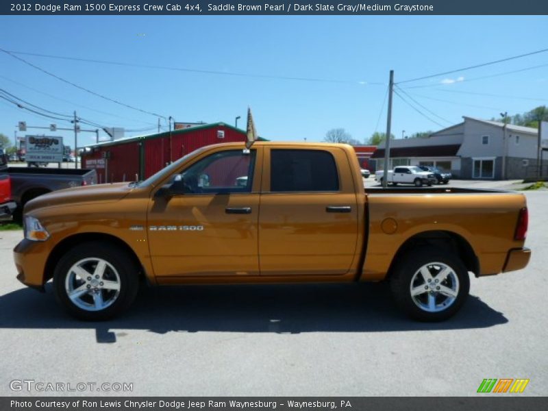 Saddle Brown Pearl / Dark Slate Gray/Medium Graystone 2012 Dodge Ram 1500 Express Crew Cab 4x4