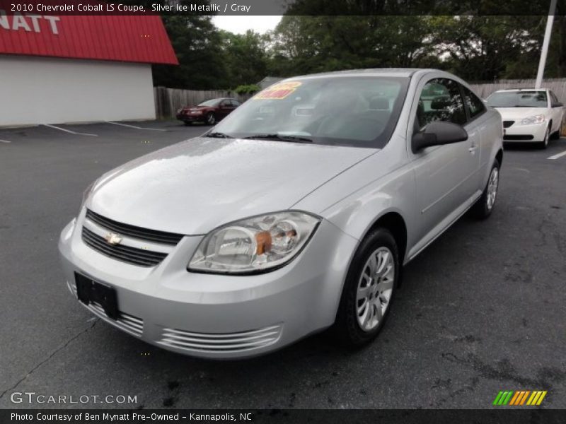 Silver Ice Metallic / Gray 2010 Chevrolet Cobalt LS Coupe