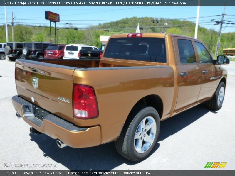 Saddle Brown Pearl / Dark Slate Gray/Medium Graystone 2012 Dodge Ram 1500 Express Crew Cab 4x4