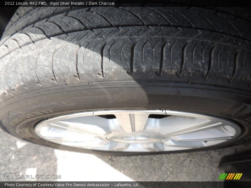 Ingot Silver Metallic / Dark Charcoal 2012 Lincoln MKZ FWD