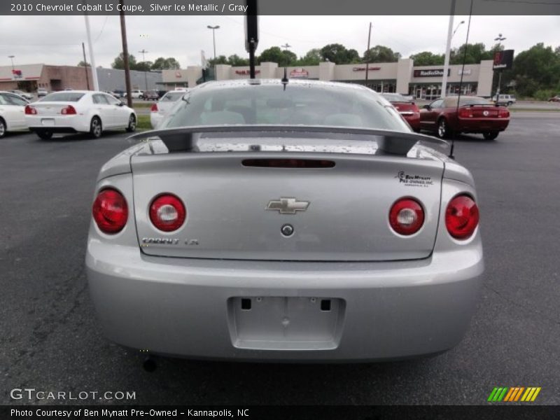 Silver Ice Metallic / Gray 2010 Chevrolet Cobalt LS Coupe
