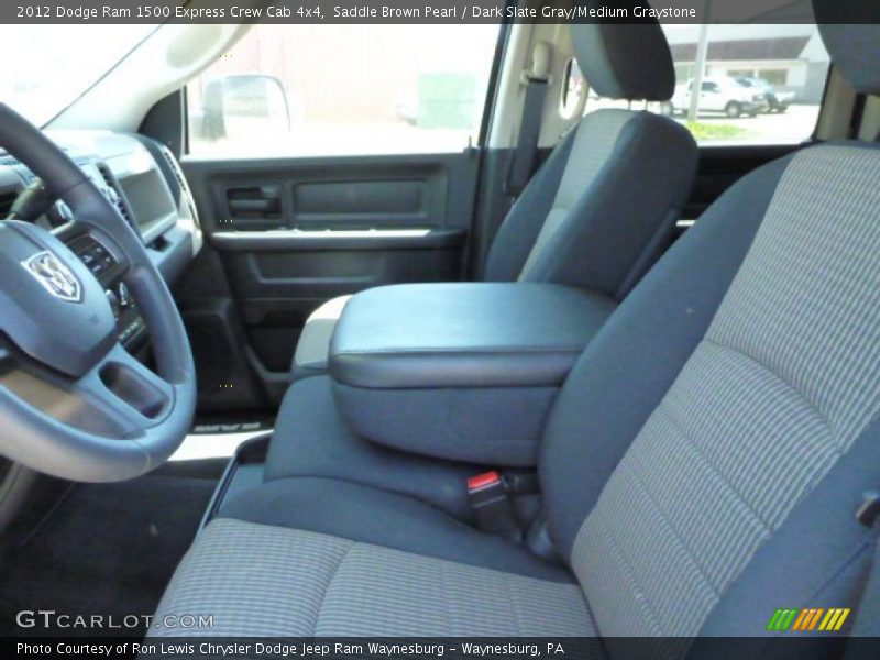Saddle Brown Pearl / Dark Slate Gray/Medium Graystone 2012 Dodge Ram 1500 Express Crew Cab 4x4