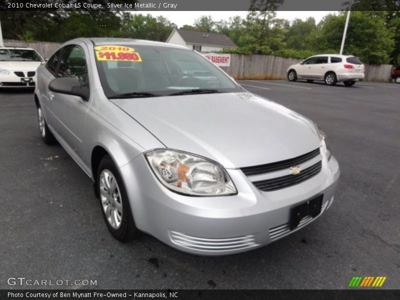 Silver Ice Metallic / Gray 2010 Chevrolet Cobalt LS Coupe