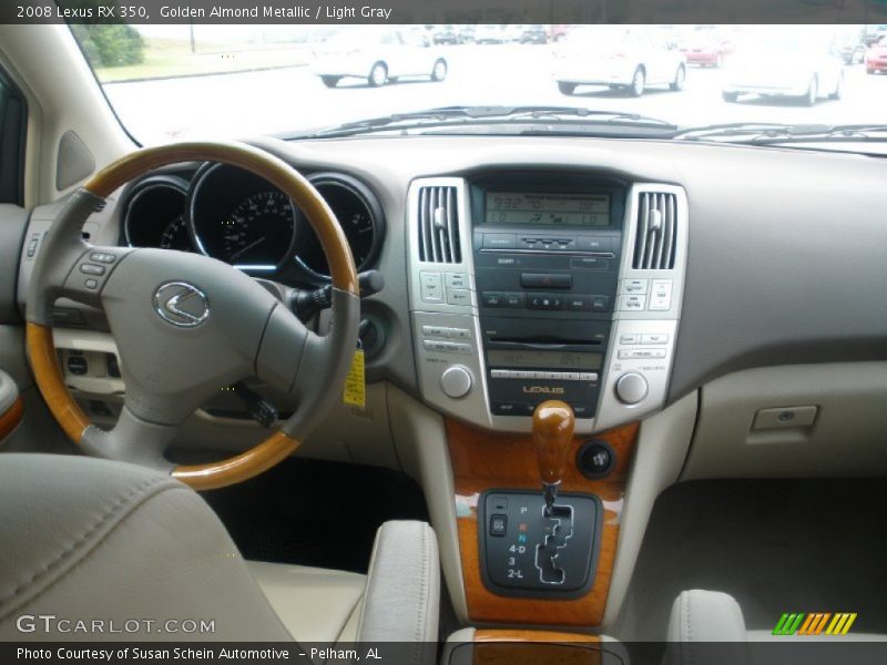 Golden Almond Metallic / Light Gray 2008 Lexus RX 350