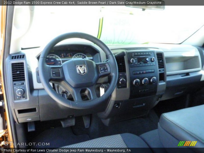 Saddle Brown Pearl / Dark Slate Gray/Medium Graystone 2012 Dodge Ram 1500 Express Crew Cab 4x4