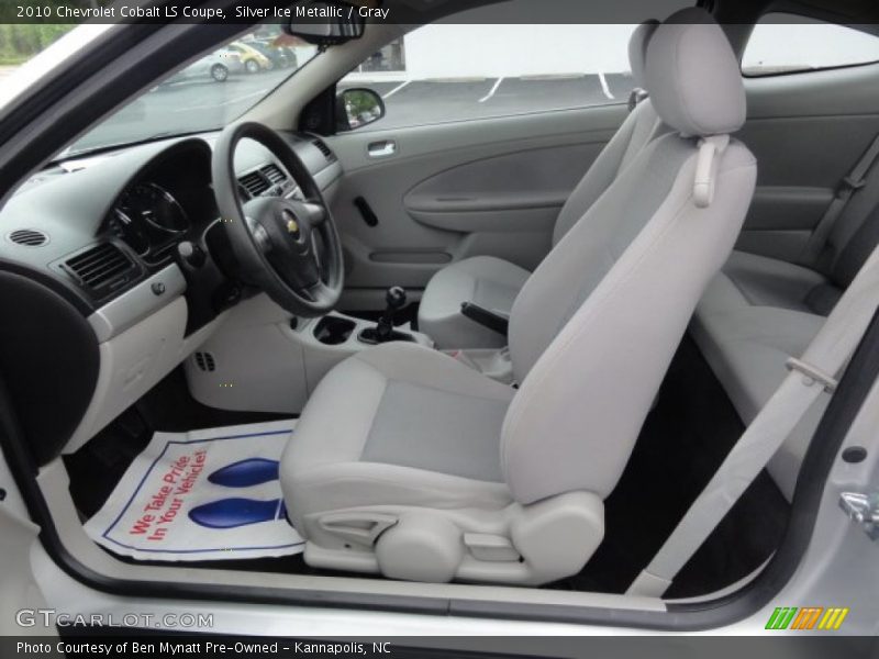 Silver Ice Metallic / Gray 2010 Chevrolet Cobalt LS Coupe