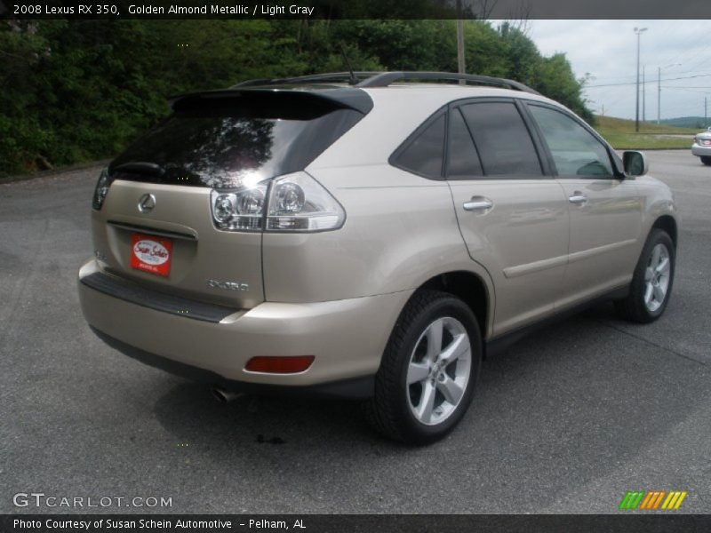 Golden Almond Metallic / Light Gray 2008 Lexus RX 350