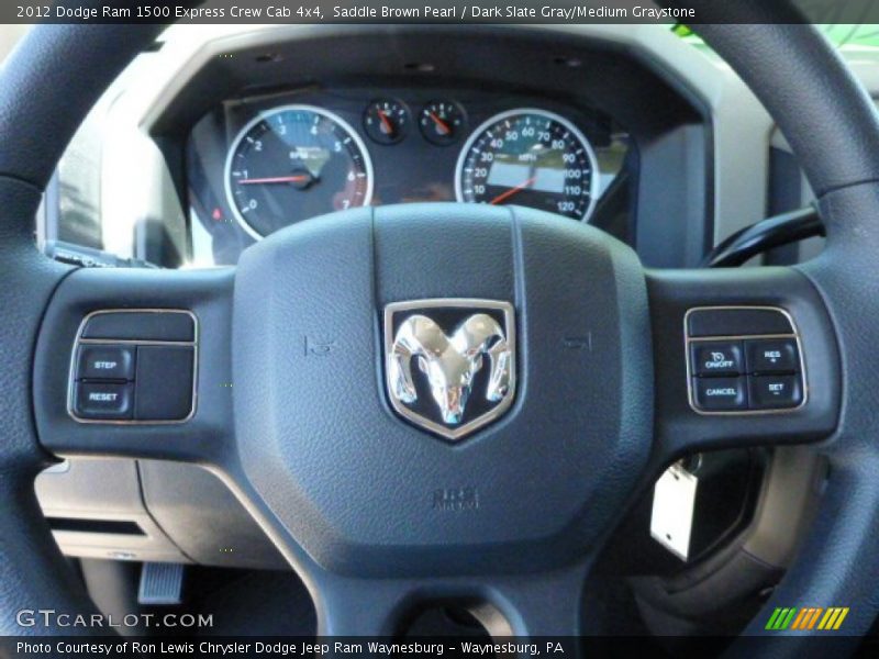Saddle Brown Pearl / Dark Slate Gray/Medium Graystone 2012 Dodge Ram 1500 Express Crew Cab 4x4