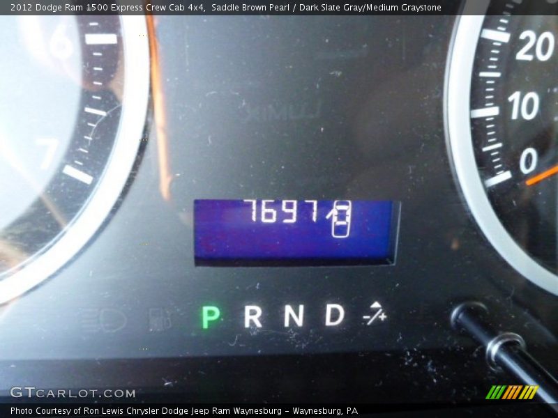 Saddle Brown Pearl / Dark Slate Gray/Medium Graystone 2012 Dodge Ram 1500 Express Crew Cab 4x4