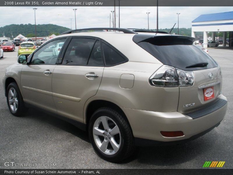 Golden Almond Metallic / Light Gray 2008 Lexus RX 350