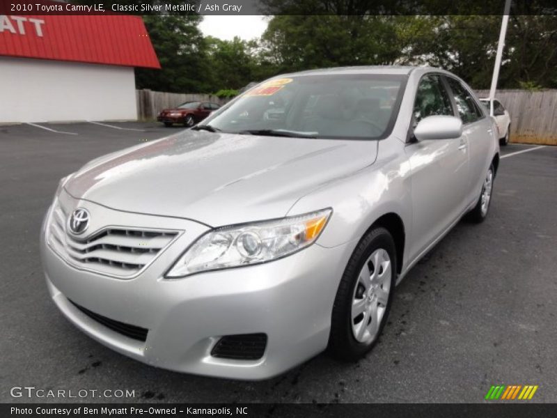 Classic Silver Metallic / Ash Gray 2010 Toyota Camry LE