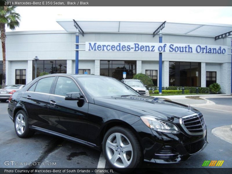 Black / Black 2014 Mercedes-Benz E 350 Sedan