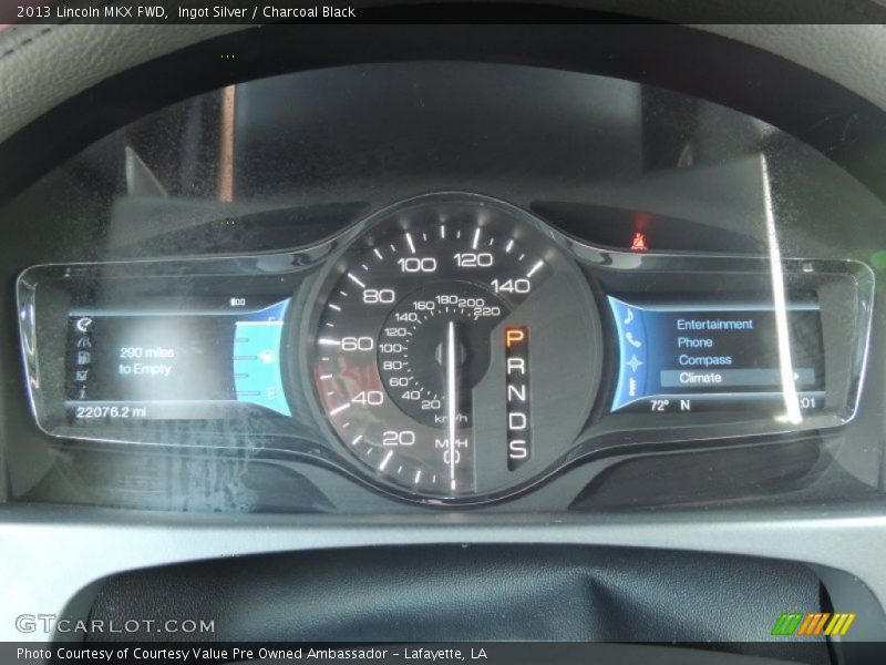 Ingot Silver / Charcoal Black 2013 Lincoln MKX FWD