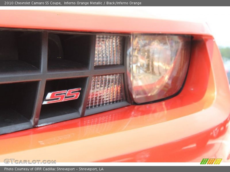 Inferno Orange Metallic / Black/Inferno Orange 2010 Chevrolet Camaro SS Coupe