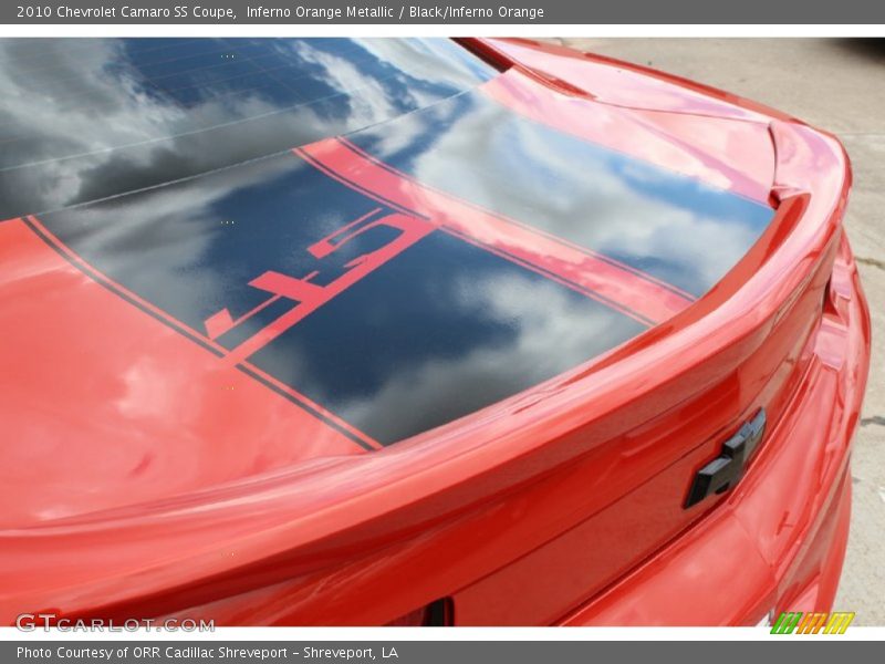 Inferno Orange Metallic / Black/Inferno Orange 2010 Chevrolet Camaro SS Coupe