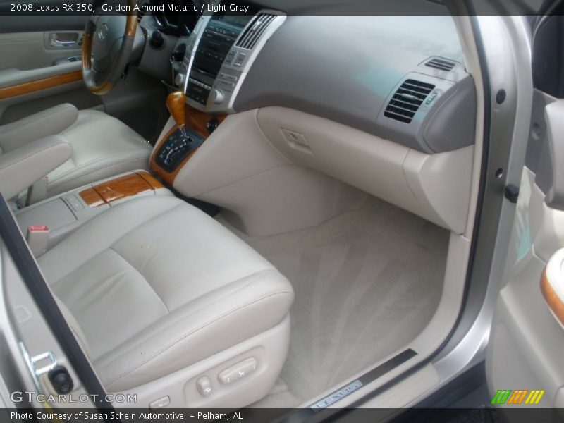 Golden Almond Metallic / Light Gray 2008 Lexus RX 350