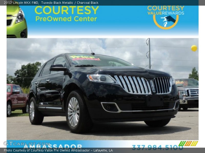 Tuxedo Black Metallic / Charcoal Black 2012 Lincoln MKX FWD