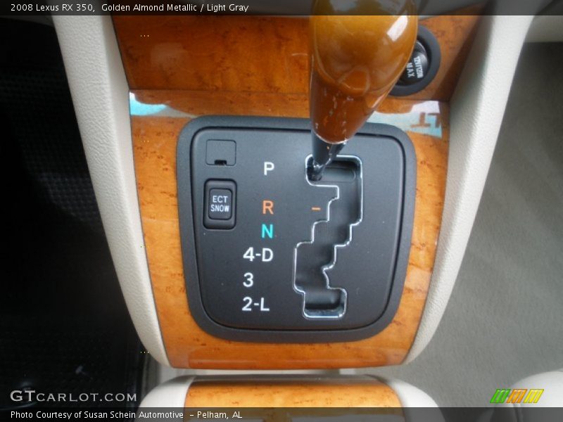 Golden Almond Metallic / Light Gray 2008 Lexus RX 350