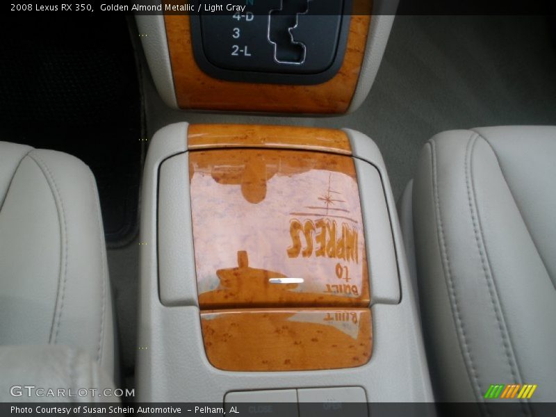 Golden Almond Metallic / Light Gray 2008 Lexus RX 350